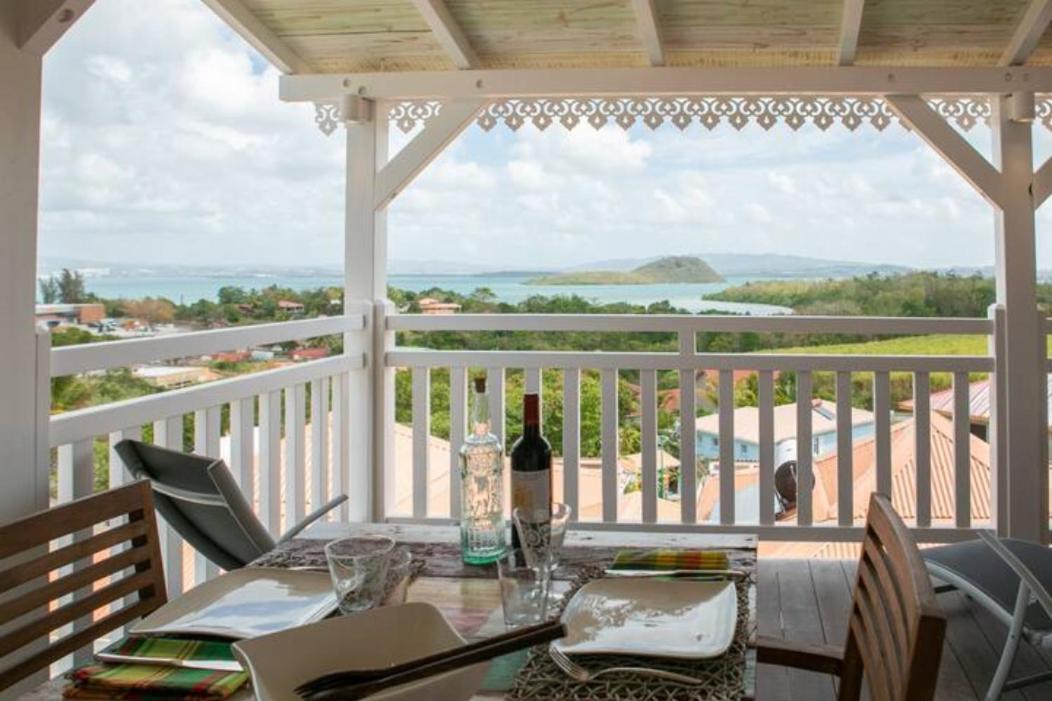 Bungalow Vanille Pacane - Vue Mer Avec Spa Prive Les Trois-Ilets Exteriér fotografie