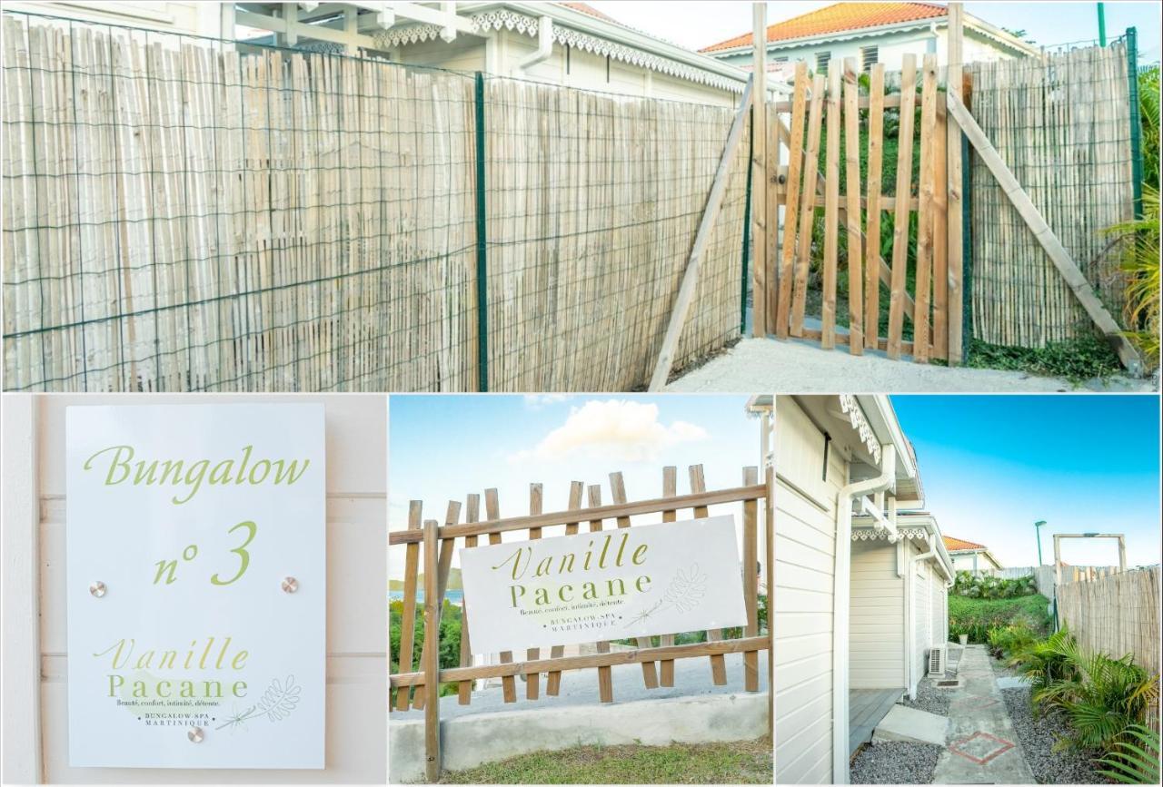 Bungalow Vanille Pacane - Vue Mer Avec Spa Prive Les Trois-Ilets Exteriér fotografie